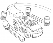 lego juniors racing car driver dessin à colorier