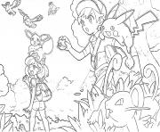 Coloriage pokemon x ex 37 dessin