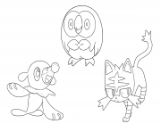 Coloriage pokemon 052 Meowth dessin