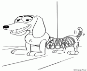 Coloriage slinky dog Toy Story dessin