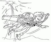 Coloriage buzz lightyear Toy Story dessin