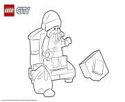 Coloriage Lego City Crook Pursuit dessin