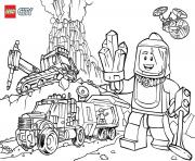 Coloriage Lego City Police Tire Escape dessin