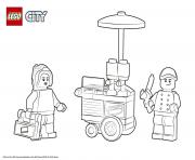 Lego City Square dessin à colorier