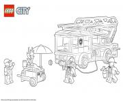 Lego City Fire Station dessin à colorier