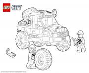 Lego City 4x4 Off Roader dessin à colorier