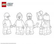 Lego City Space Starter Set dessin à colorier