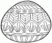 Coloriage adulte paques pattern easter dessin