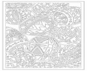 Coloriage paques mandala antistress adulte dessin