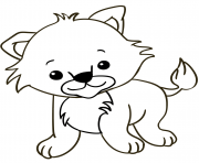cute lion cub dessin à colorier