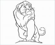 la garde du roi lion king dessin à colorier