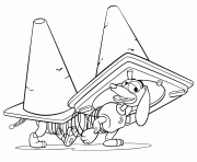 slinky dog Toy Story dessin à colorier