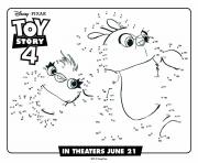 Coloriage Monsieur Patate de Toy Story sous un plot dessin
