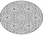 Coloriage mandala boule denoel sapin dessin