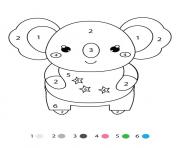 magique cp un koala dessin à colorier