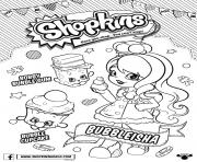 Shopkins Doll Chef Club Bubbleleisha dessin à colorier