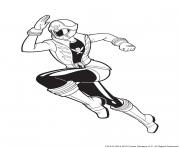 Gulli Power Rangers Rose dessin à colorier