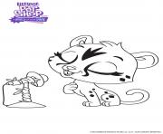 Gulli Savannah littlest Pet Shop dessin à colorier