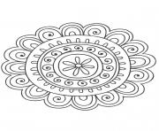 Gulli Mandala nature 8 dessin à colorier