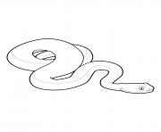 Gulli Serpent 4 dessin à colorier