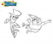 Coloriage Gulli SamSam dessin anime heros de Gulli dessin