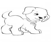 friends chien dessin à colorier