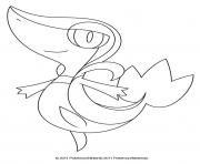 Vipelierre Pokemon dessin à colorier