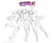 Les Totally Spies! dessin à colorier