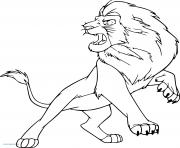 Animaux Lion de Gulli dessin à colorier