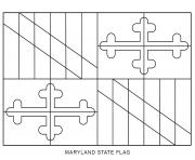 Coloriage minnesota drapeau Etats Unis dessin