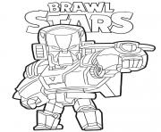 Mecha Bo Brawl Stars Game dessin à colorier