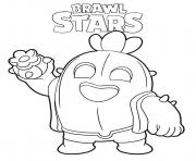 Coloriage brawl stars angry guy dessin