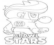 Brawl Stars BibiBack dessin à colorier