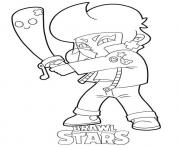 Bibi Brawl Stars dessin à colorier