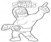 Brawl Stars El Primo dessin à colorier