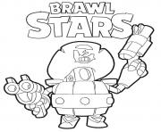 Daryl Brawl Stars dessin à colorier