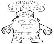 Robo Spike Brawl Stars dessin à colorier