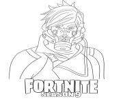 Coloriage fortnite default skin coloring page male dessin