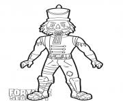 Coloriage Prickly Patroller skin from Fortnite Season 8 dessin