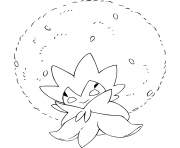 pokemon epee et bouclier blancoton dessin à colorier