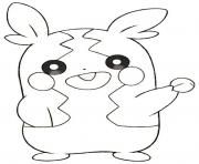 pokemon epee et bouclier morpeko mode rassasie dessin à colorier