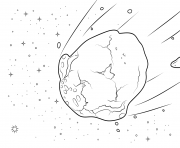 asteroid dessin à colorier