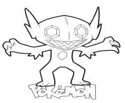 Coloriage pichu et ouistempo pokemon snap dessin