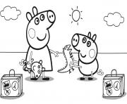 Coloriage peppa pig 5 dessin