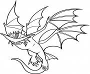 Coloriage Cute Toothless Dragon dessin