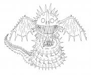 Whispering Death Dragon dessin à colorier