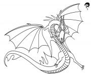 death song dragon dessin à colorier