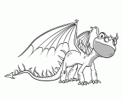 Terrible Terror Dragon dessin à colorier