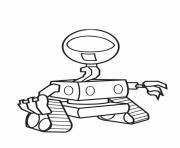 Coloriage robot bebe petit enfant dessin