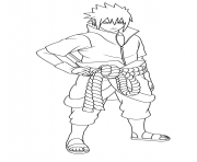 Sasuke Uchiha is a fictional character in the Naruto manga dessin à colorier